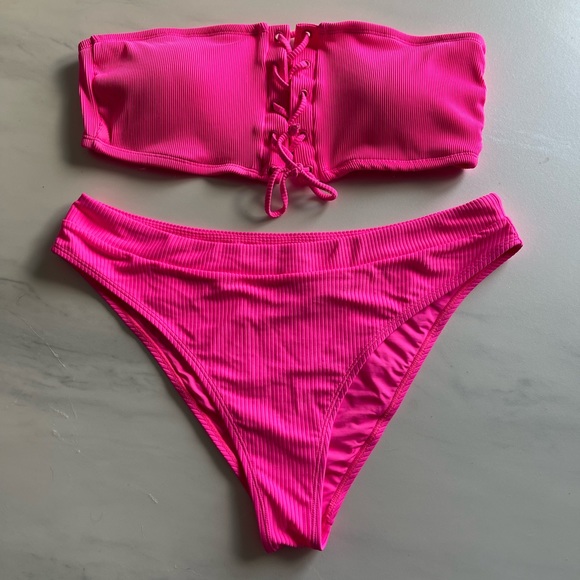 Pink 2 Piece Bikini - Picture 1 of 4